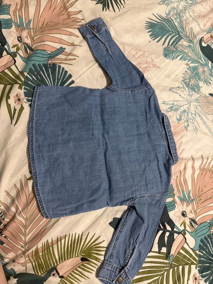 Chemise en jeans h&m 9 mois - photo numéro 3