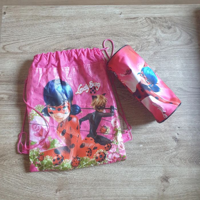 ⭐ Sac et trousse Lady bug #emyfleury_sacs