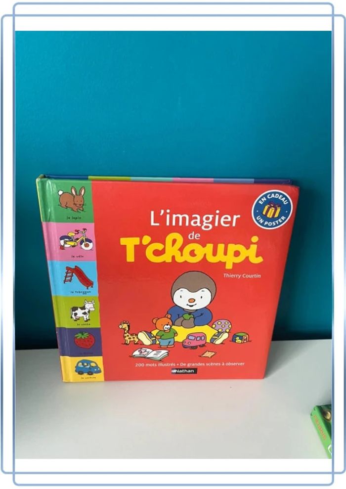 Livre l’imagier de tchoupi