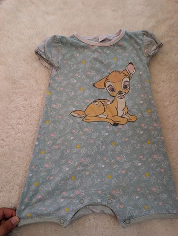 Barboteuse Bambi 18 mois fille