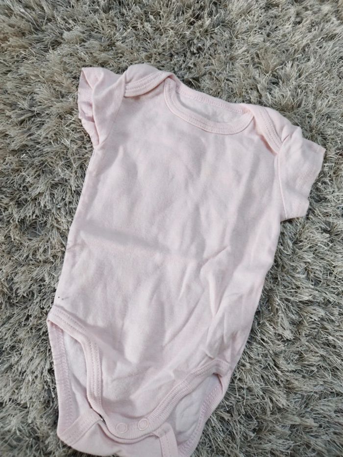 Lot de 4 body bébé fille était manches courtes 6 mois - photo numéro 8