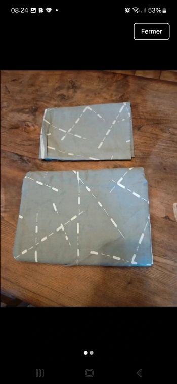 Housse de couette + taie d oreiller 1 personne 