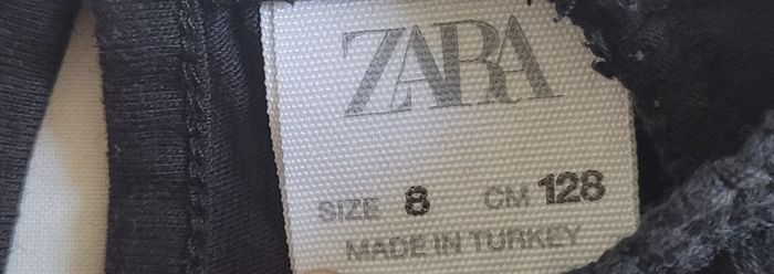 Tshirt avec broderie noir zara - photo numéro 3