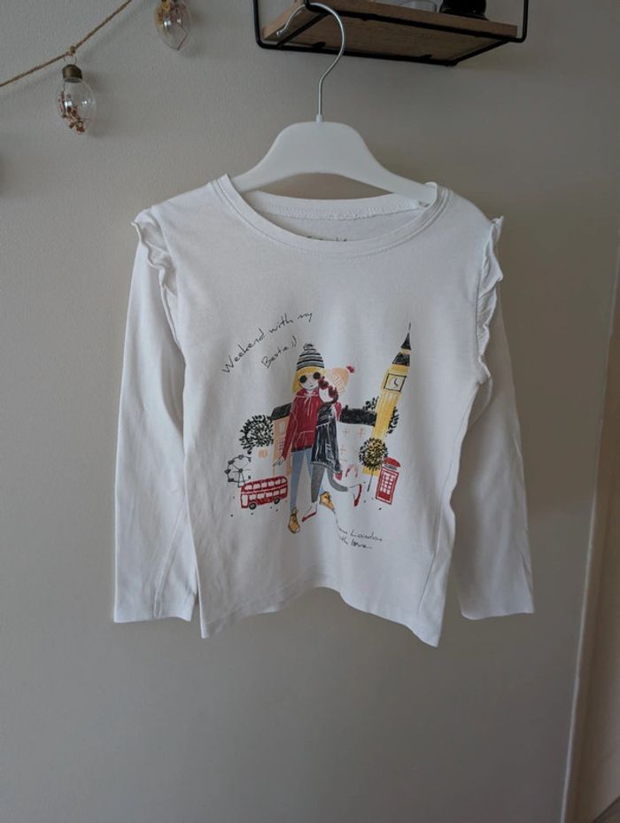 T shirt manches longues Gémo 6 ans