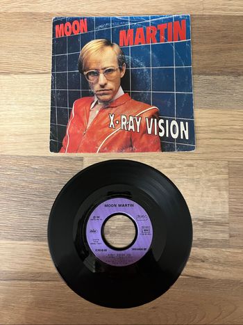 Vinyle 45 tours-Moon Martin-X-Ray Vision