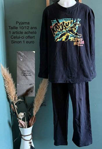 Pyjama  taille 10/12 ans  