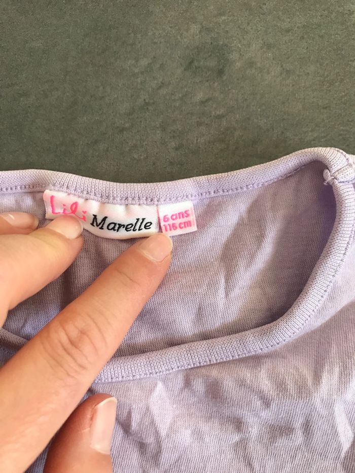 Teeshirt manches courtes arc en ciel - photo numéro 3