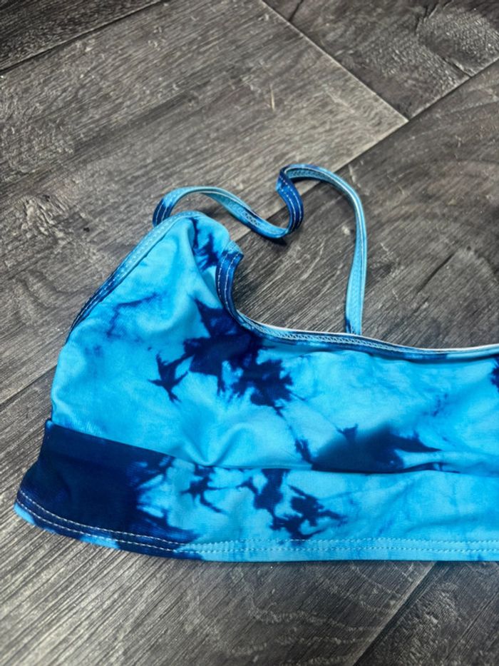 Maillot de bain femme taille L bleu ciel et marine - photo numéro 5