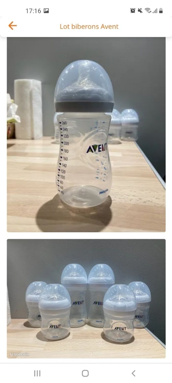 Lot biberon Avent Phillips