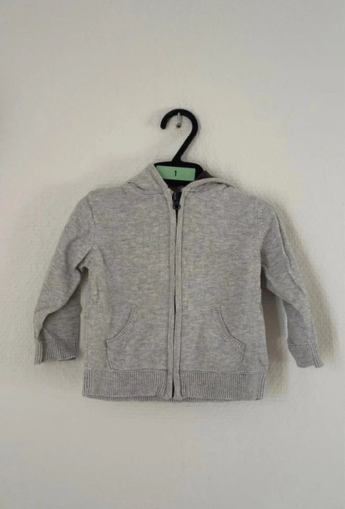Gilet avec capuche pour bébé garçon - taille 6 mois