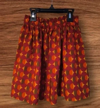 🧡 Jupe rétro colorée - vibes 70s garanties ! 🧡
