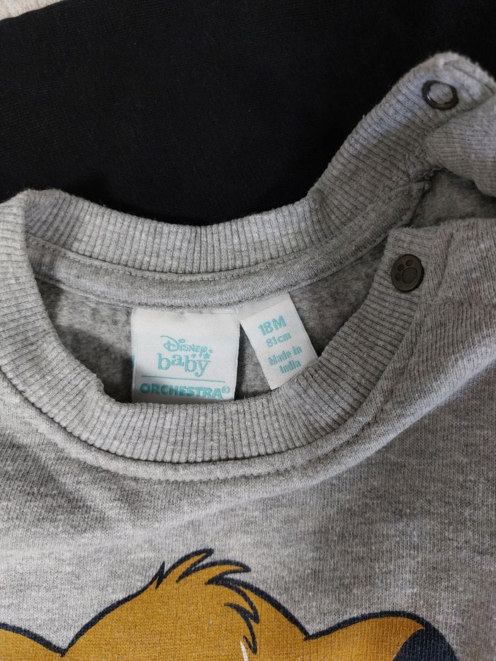 Lot de 2 sweats 18 mois - photo numéro 3