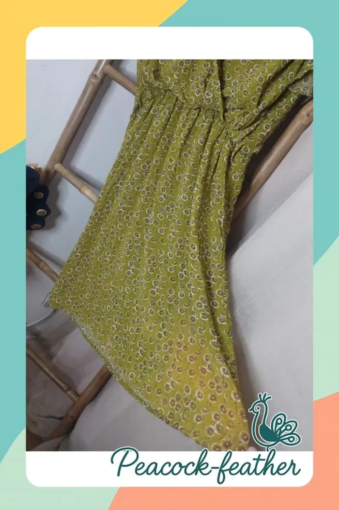 Robe verte 40/42 by one - photo numéro 4