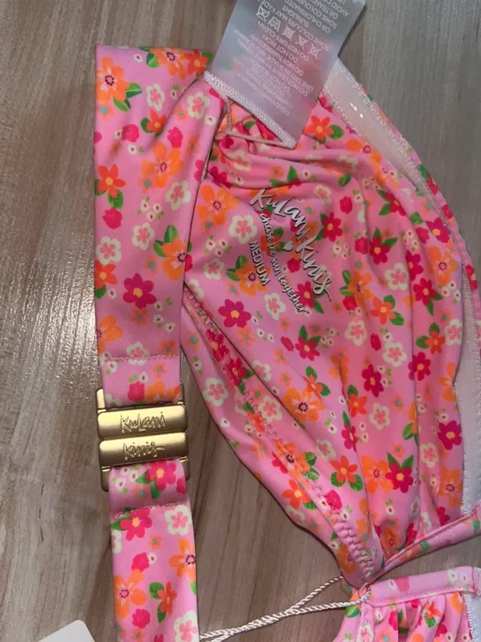 top bandeaux kulani kinis fleurs rose - photo numéro 4