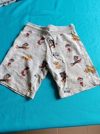 Short paw patrol 122 avec lacet