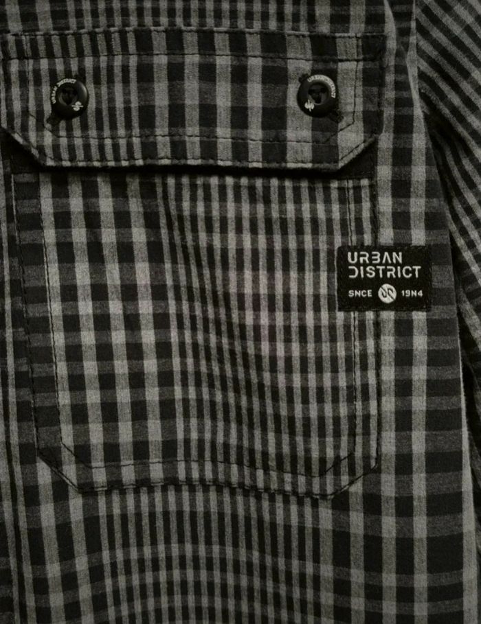 Chemise à carreaux URBAN DISTRICT - photo numéro 3