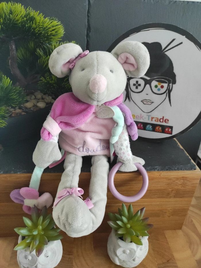 Doudou Doudou Et Compagnie Souris Pearly D'activités #geektradedoudou - photo numéro 2
