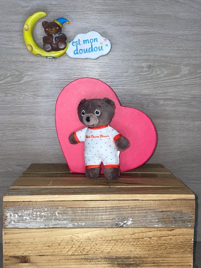 POP162 doudou ours 🐻 petit ours brun - photo numéro 1
