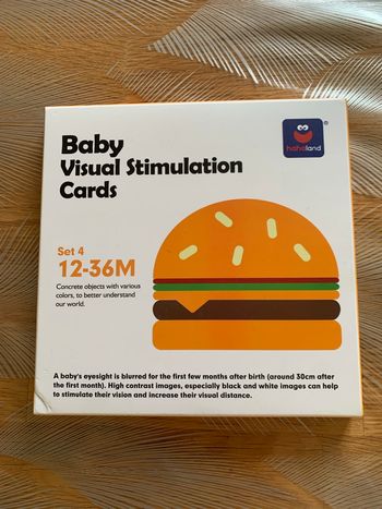 Cartes stimulation visuelle 12-36 mois