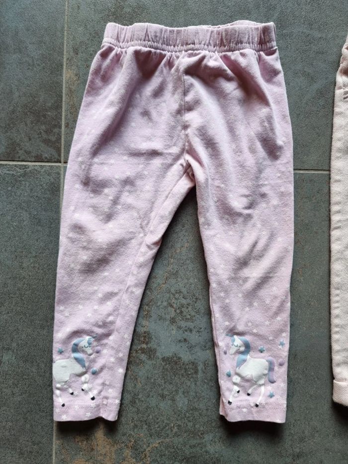 Lot de 4 pantalons bébé fille 18 mois - photo numéro 5
