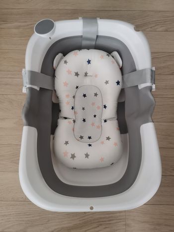 Baignoire bébé pliable +coussin