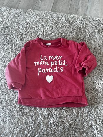 Pull 6/9 mois