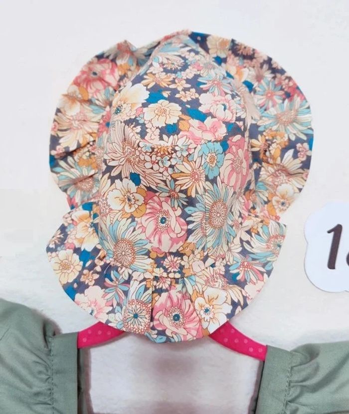 Robe bébé fille et chapeau taille 18 mois neuve - photo numéro 4