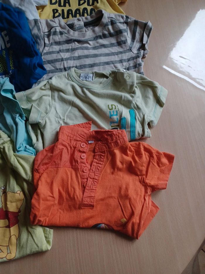 Lot 8 t-shirts 9 mois - photo numéro 4
