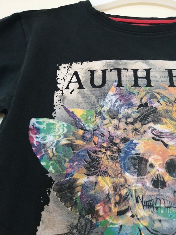 Tee shirt 14 an couleur noir avec multicolore. - photo numéro 5