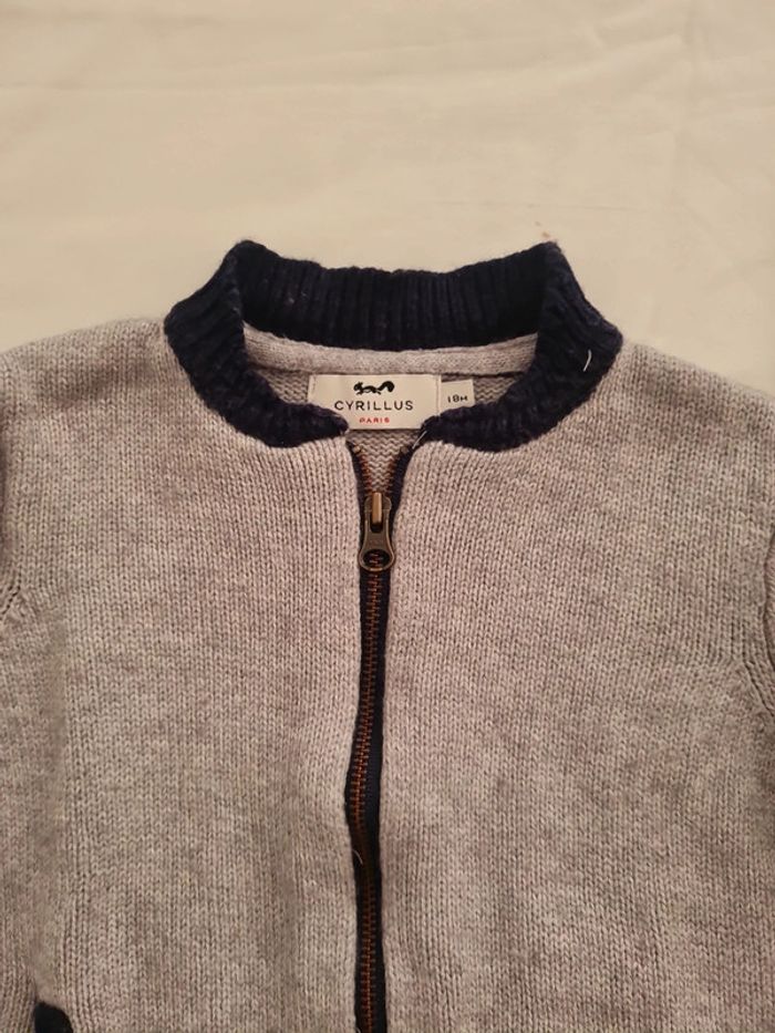Gilet zippé 18 mois Cyrillus - photo numéro 3
