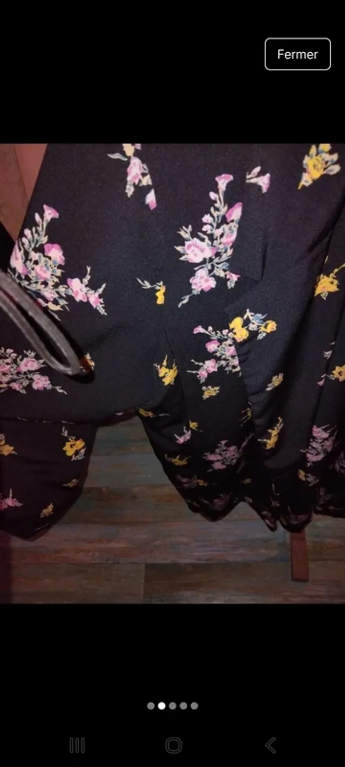 Blazer fluide léger à fleurs - photo numéro 2