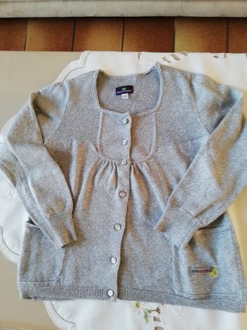 Gilet argenté