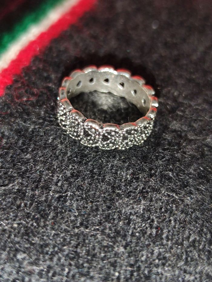 Bague fantaisie métal argenté - photo numéro 2