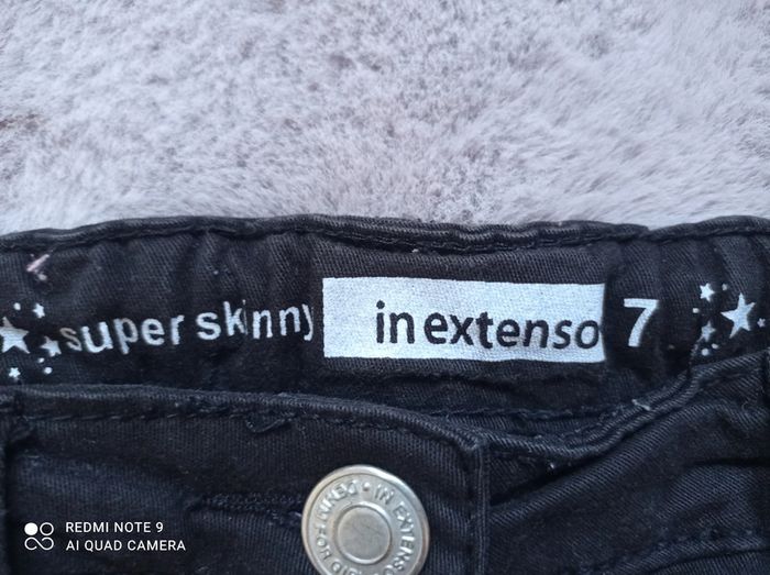 Pantalon fille noir motard, In extenso, taille 7 ans - photo numéro 6