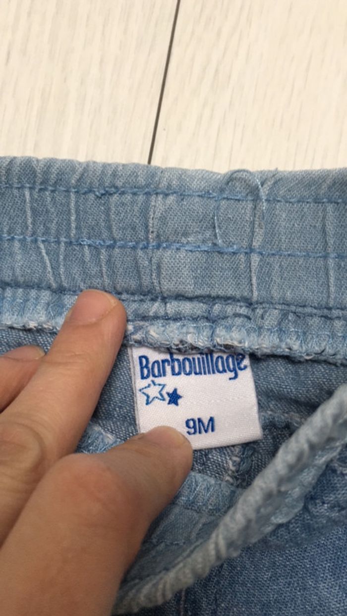 Jean bleu 9 mois barbouillage - photo numéro 2