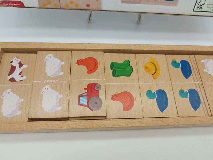 Jeu de domino en bois - Janod- A partir de 24 mois - photo numéro 2