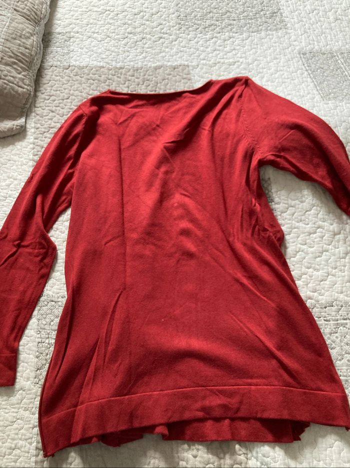 Pull rouge - photo numéro 4