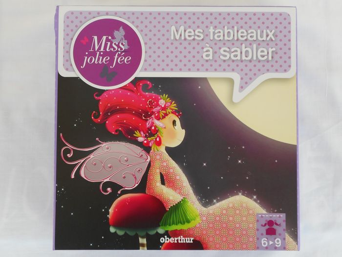Mes tableaux à sabler "Miss Jolie Fée" - Oberthur - 6/9 ans