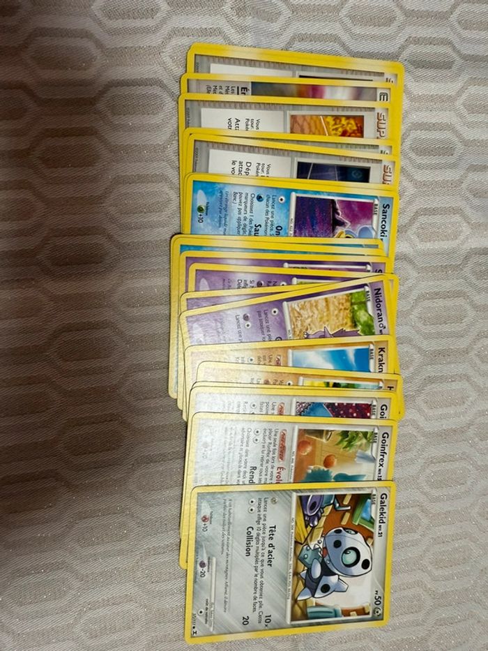 Lot de 20 cartes Pokémon série Platine Rivaux Émergeants #3