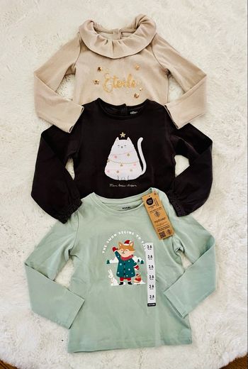 Tee-shirts de Noël ml 3 ans