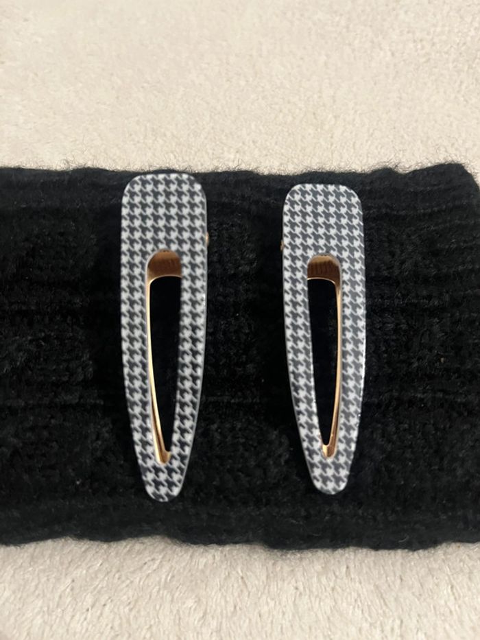 Lot de 9 barrettes dorées - photo numéro 3