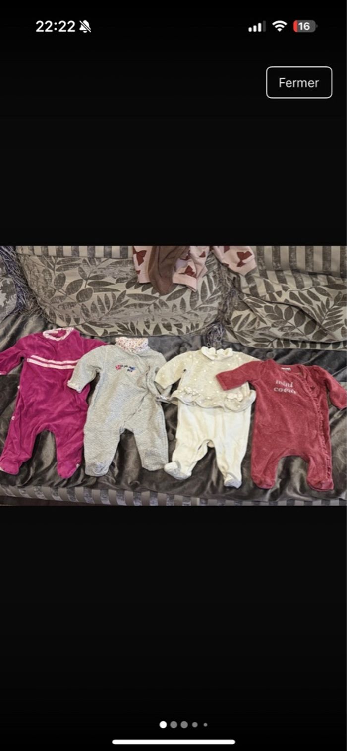 Pyjamas bébé fille