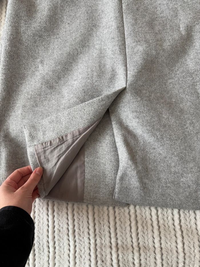 Manteau long gris / Taille 40 - photo numéro 8