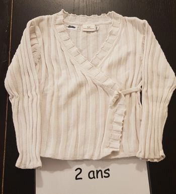 Gilet cache cœur sergent-major 2 ans