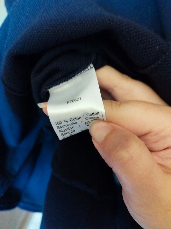 Polo pull bleu marine Lacoste vintage M/38 - photo numéro 7