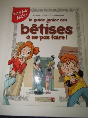 BD "Le guide junior des bêtises à ne pas faire"