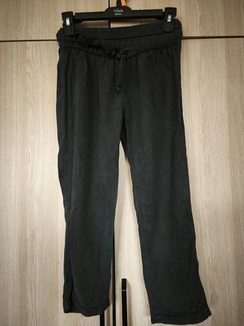 Pantalon gris casual soie vegetale 9 ans Zara
