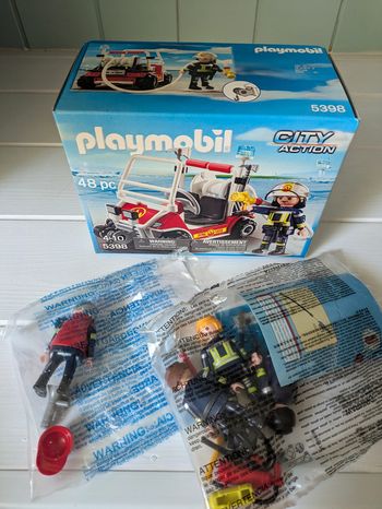 Lot Playmobil "Les pompiers" 6586 - 6585 - 5398