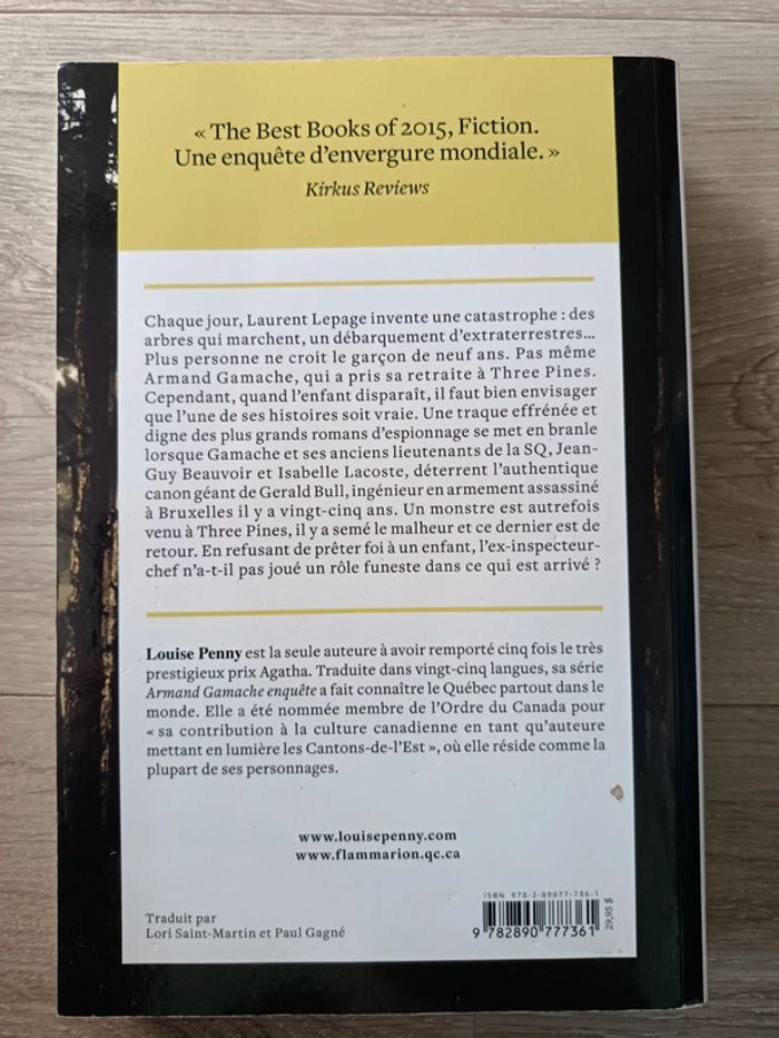 La Nature de la bête
Louise Penny
Format broché - photo numéro 2