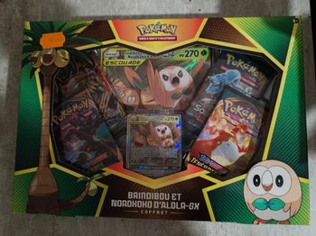 Coffret Pokémon neuf scellé Brindibou et Noadkoko d'Alola GX